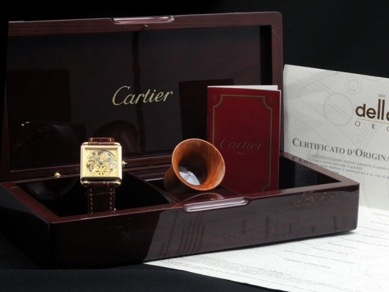 Картье (Cartier) Tank Obus Skeleton Limited Edition 2380C